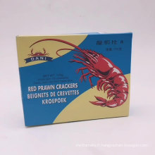 170g 175g 227g boîte chine usine produit gros craquelins aux crevettes 5 couleurs Snack couleur chips de crevettes cracker aux crevettes